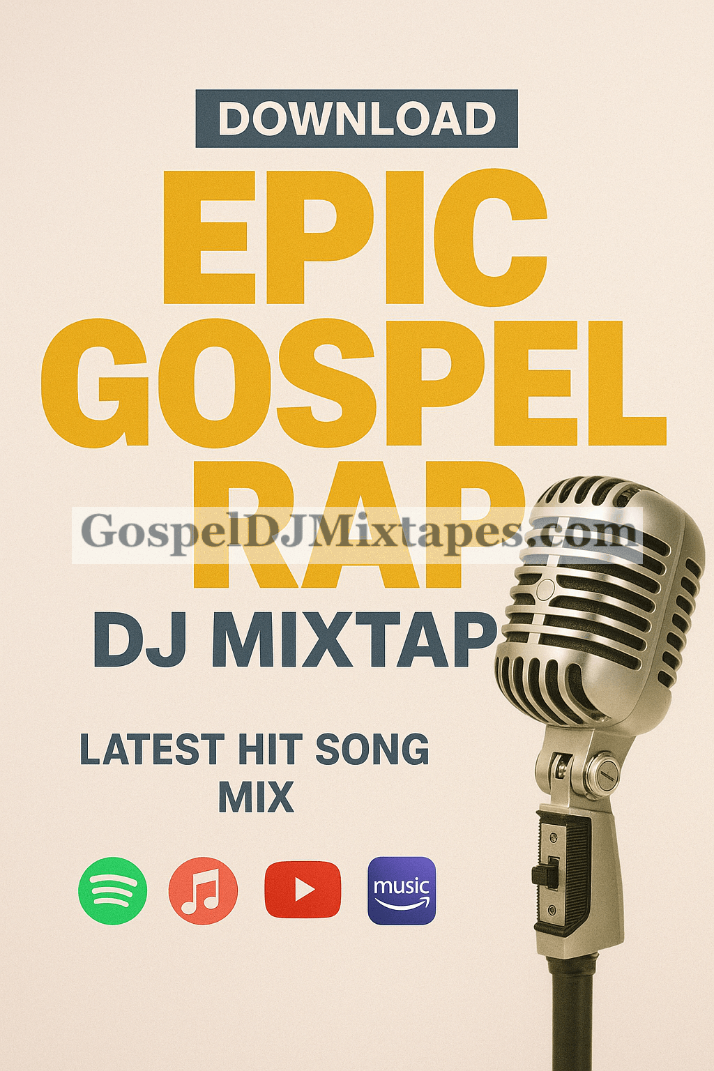 Download Epic Gospel Rap DJ Mixtape Latest Hit Songs Mix